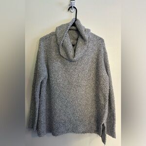 Staccato. Womens Gray Pullover Cowl Neck Sweater.
